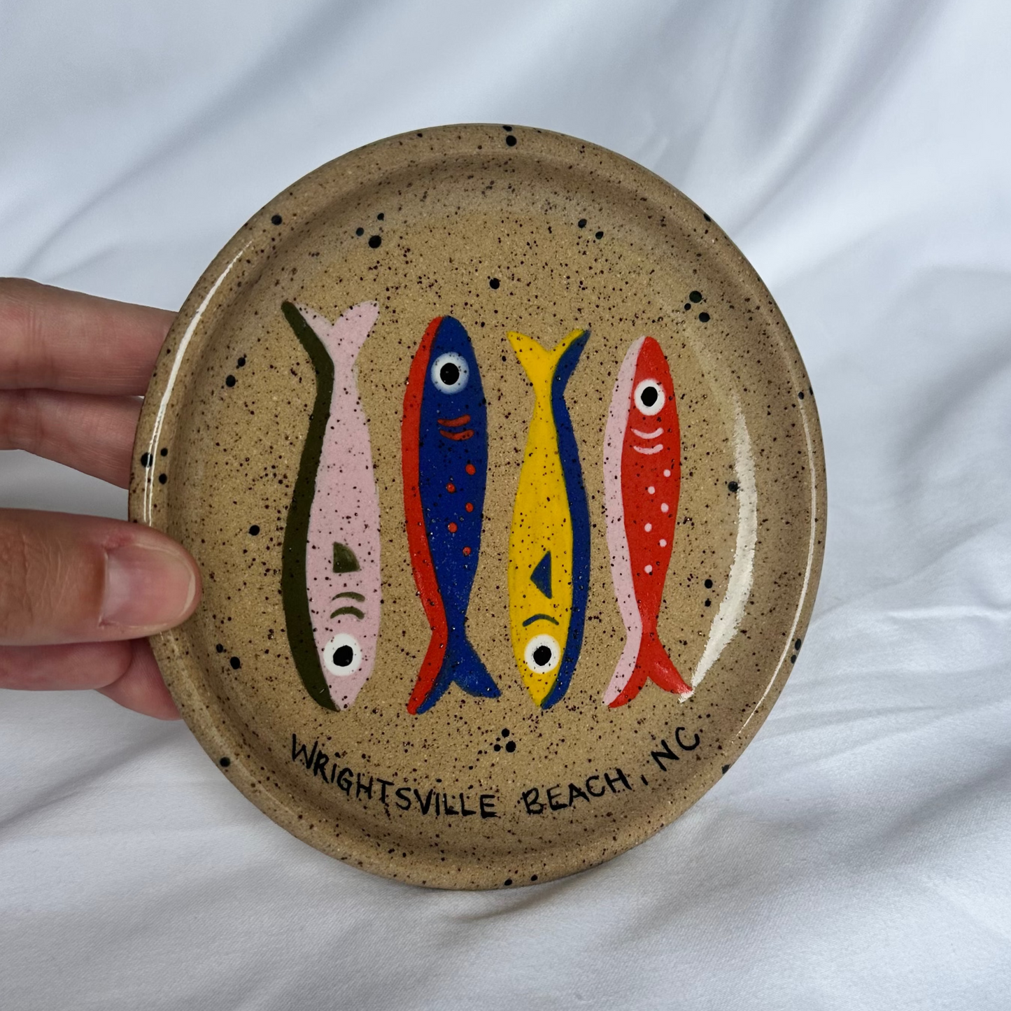 Sardines Wrightsville Beach Plate