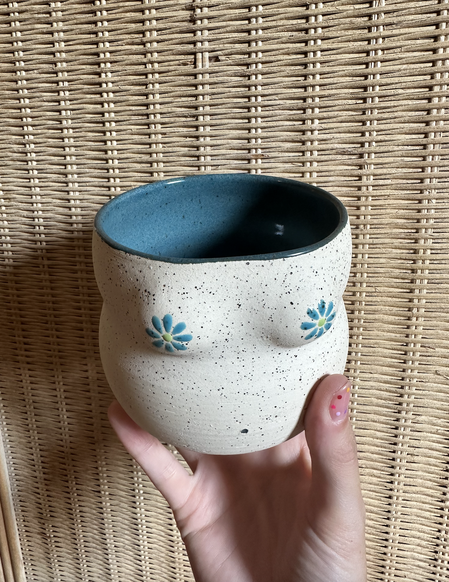 Boobie Sculpted Planter - Blue Tourmaline