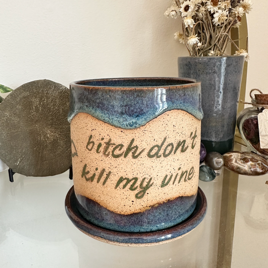 B*tch Don't Kill My Vine Planter & Plate