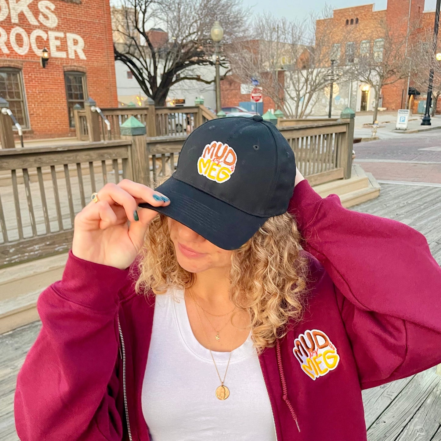 z Mud by Meg Baseball Hat - Black